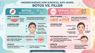The Real Difference Between Filler and Botox