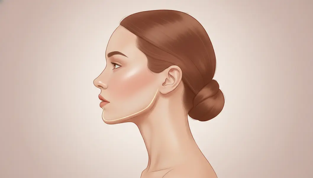 V-line surgery involves reshaping the mandible and chin to achieve a delicate V-shaped contour.