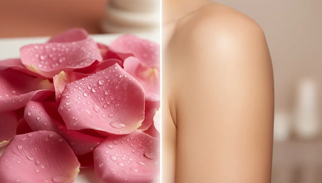 Experience the gentle yet transformative power of rose-infused skincare.