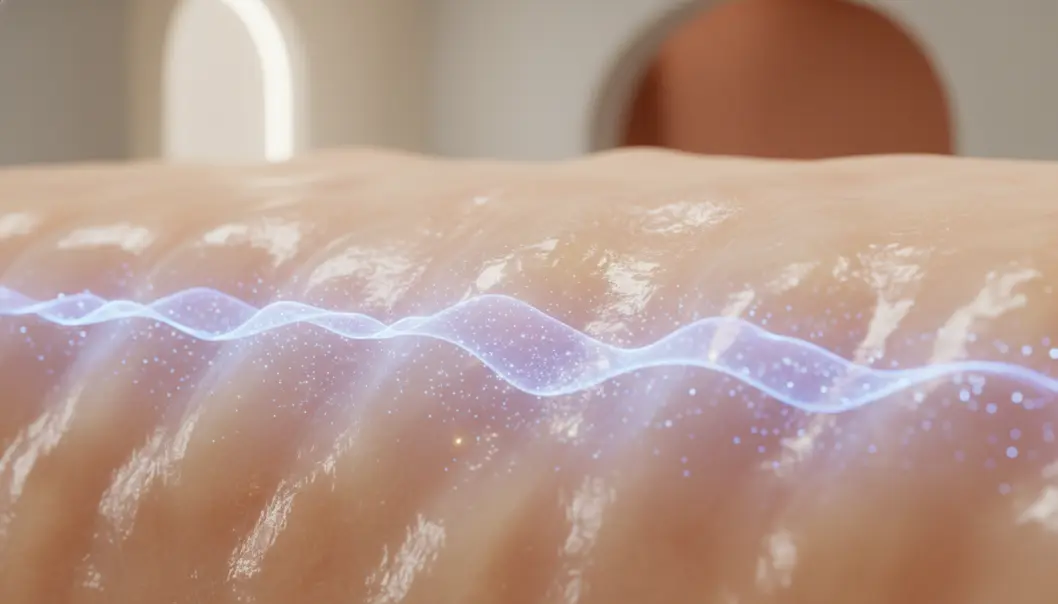 The science behind Plasonic: Ultrasound waves drive active ingredients deep into the dermal layers.