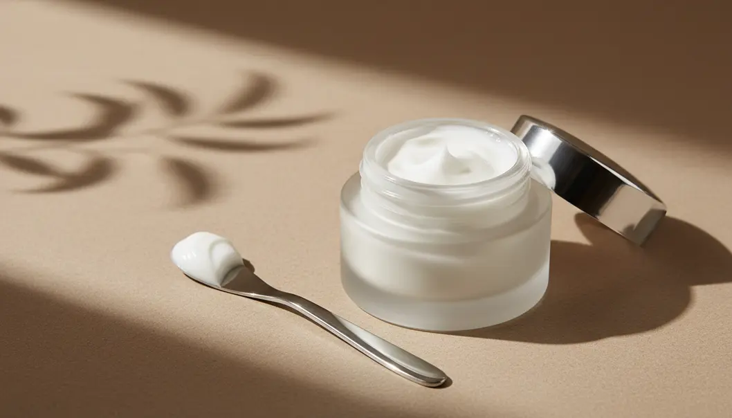 Applying a soothing cream is the final step to lock in all that moisture.