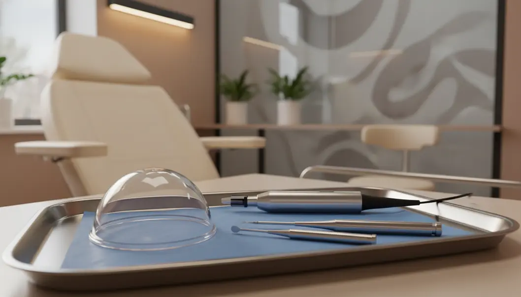 Specialized tools and protective corneal shields are essential for a safe procedure.