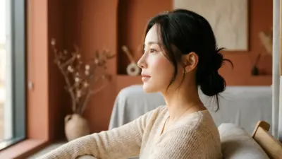 A stunning profile portrait of a woman showing a perfectly contoured nose in a high-end beauty setting.
