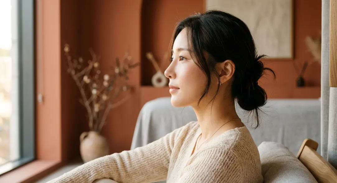 A stunning profile portrait of a woman showing a perfectly contoured nose in a high-end beauty setting.