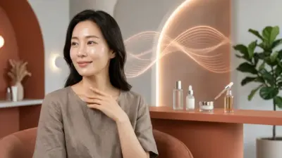 A relaxing aesthetic clinic setting symbolizing advanced wrinkle tuning and skincare treatments.