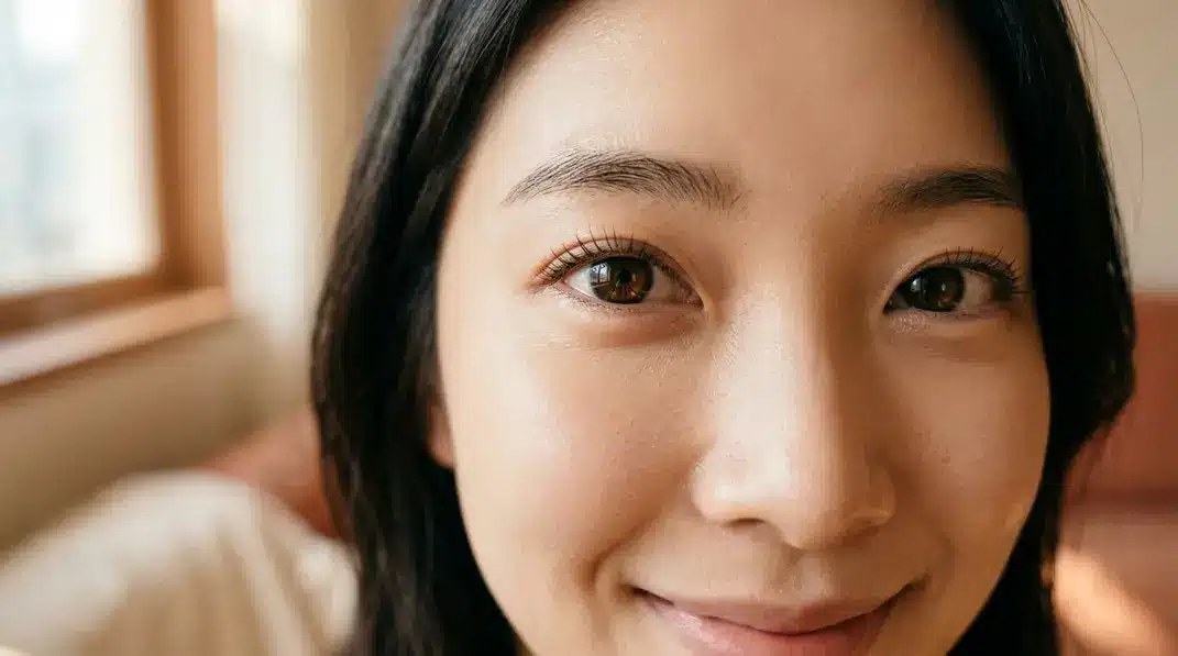 A close-up conceptual image showcasing vibrant, youthful eyes with a smooth under-eye area.