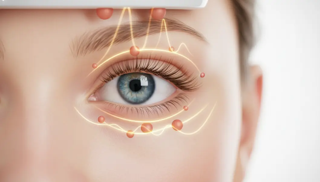 Eye Ulthera utilizes specific ultrasound energy to boost collagen safely.