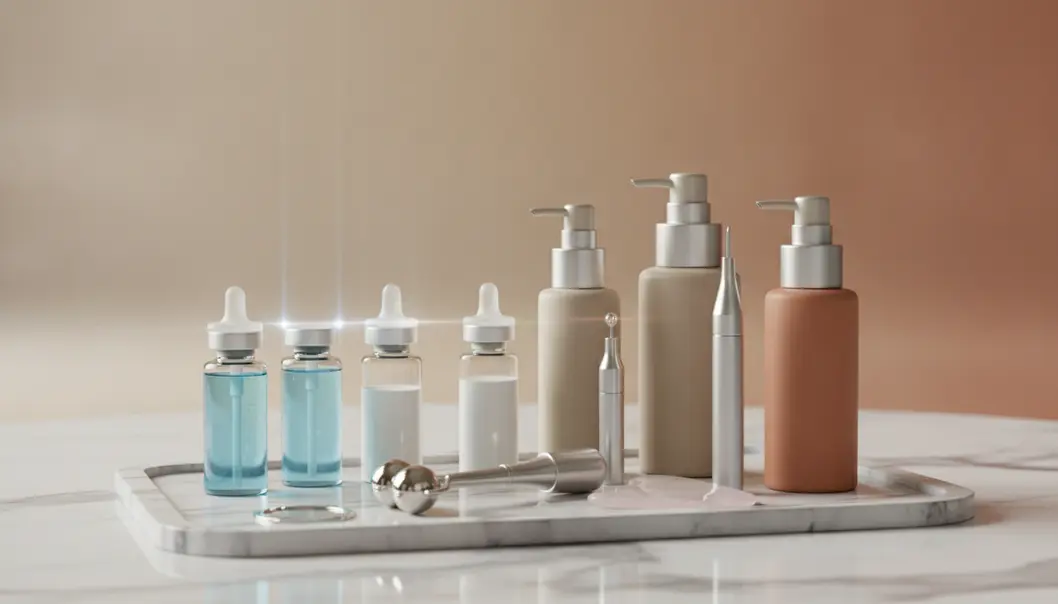 Various premium skin boosters available in top Korean dermatology clinics.