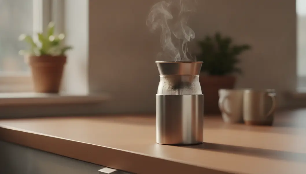 The Piamo device brings barista-level engineering right into your kitchen microwave.