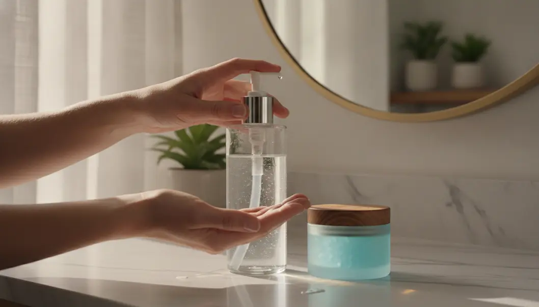 Lightweight layers and double cleansing form the foundation of an oily skin routine.