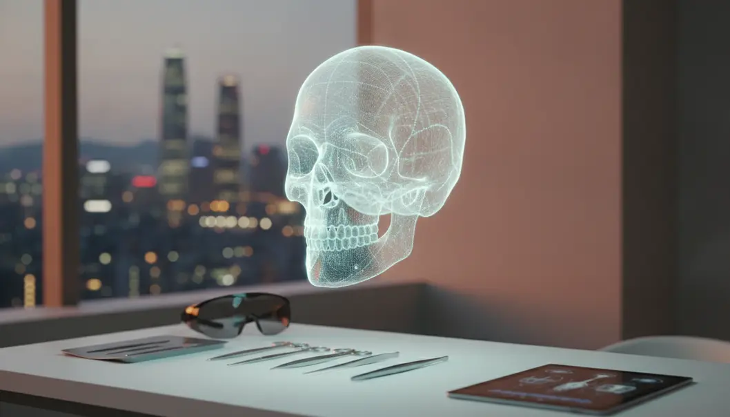 Advanced 3D CT scanning is a hallmark of Korean facial contouring clinics.