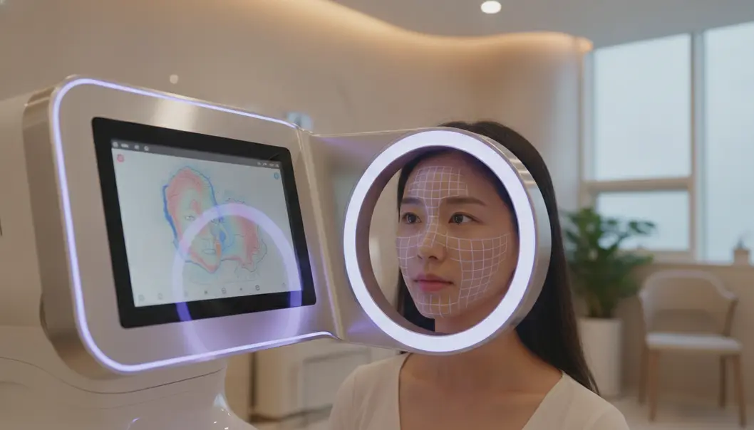Advanced 3D skin analysis is a staple in premium Cheongdam clinics.