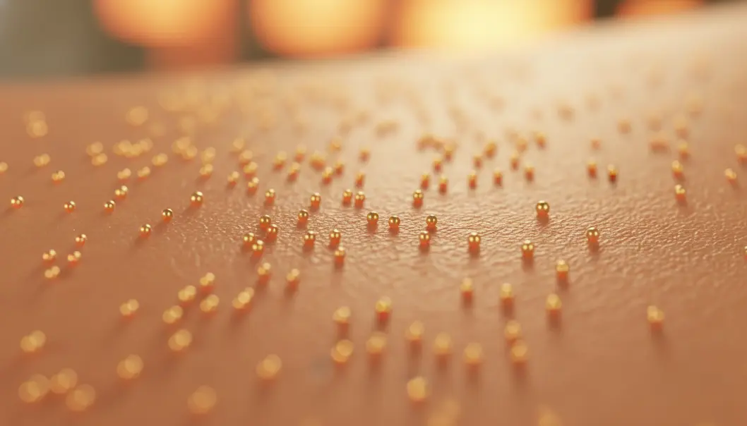 Platinum nanoparticles penetrate pores to target the root cause of acne.