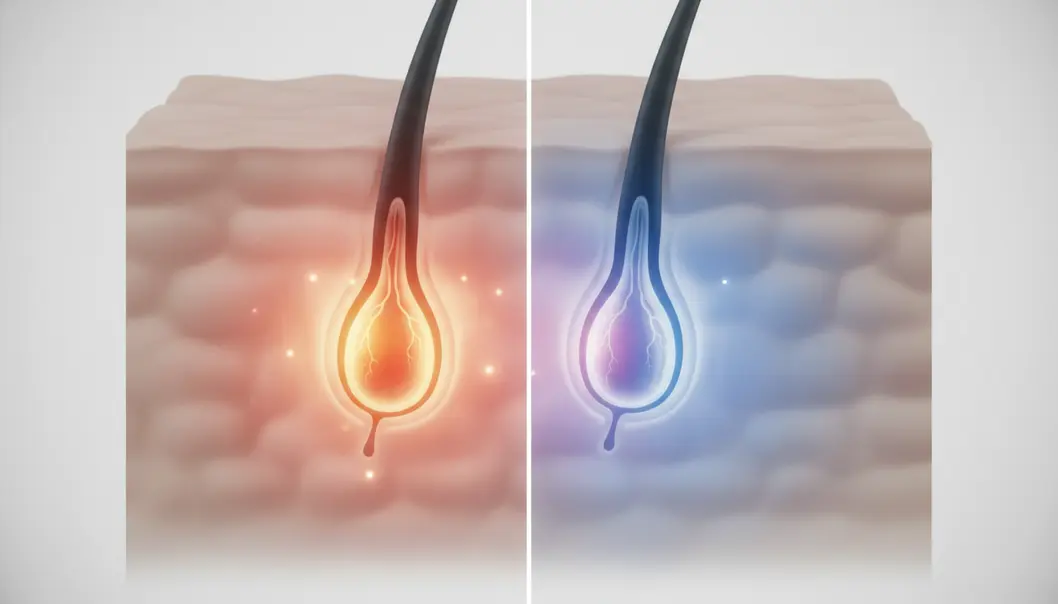 Platinum PTT selectively targets and shrinks overactive sebaceous glands.