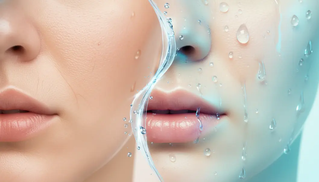Skinvive uses HA microdroplets to deeply hydrate without altering facial contours.