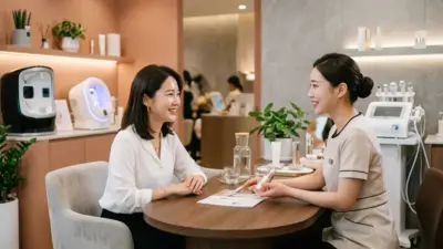 A luxurious skincare clinic in Seoul, South Korea