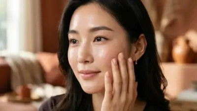 A beautiful woman with glowing radiant skin representing the results of a spiculing skincare routine