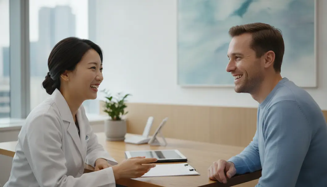 Finding a specialist who speaks English ensures you get the exact care and understanding you need.