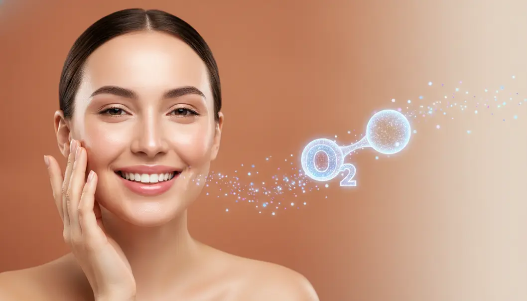 The science of O2toDerm hydrates the skin and combats signs of aging with pure oxygen and negative ions.