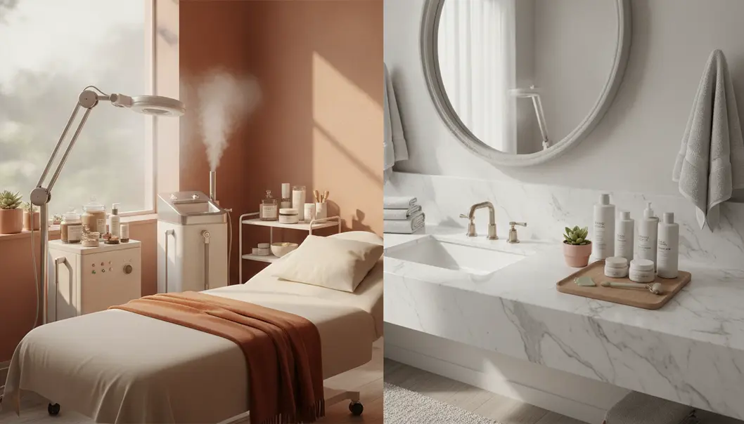 Combining professional treatments with daily home care is the key to lasting glass skin.