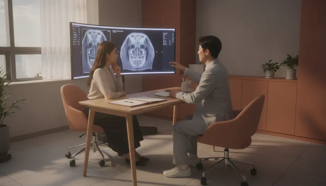 Consultations in South Korea utilize advanced 3D CT imaging for maximum precision.