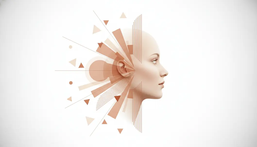 Different contouring techniques are combined to create a smooth, harmonious facial line.