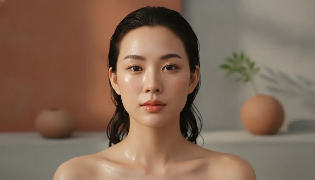 The coveted glass skin look focuses on extreme hydration and a smooth, reflective texture.