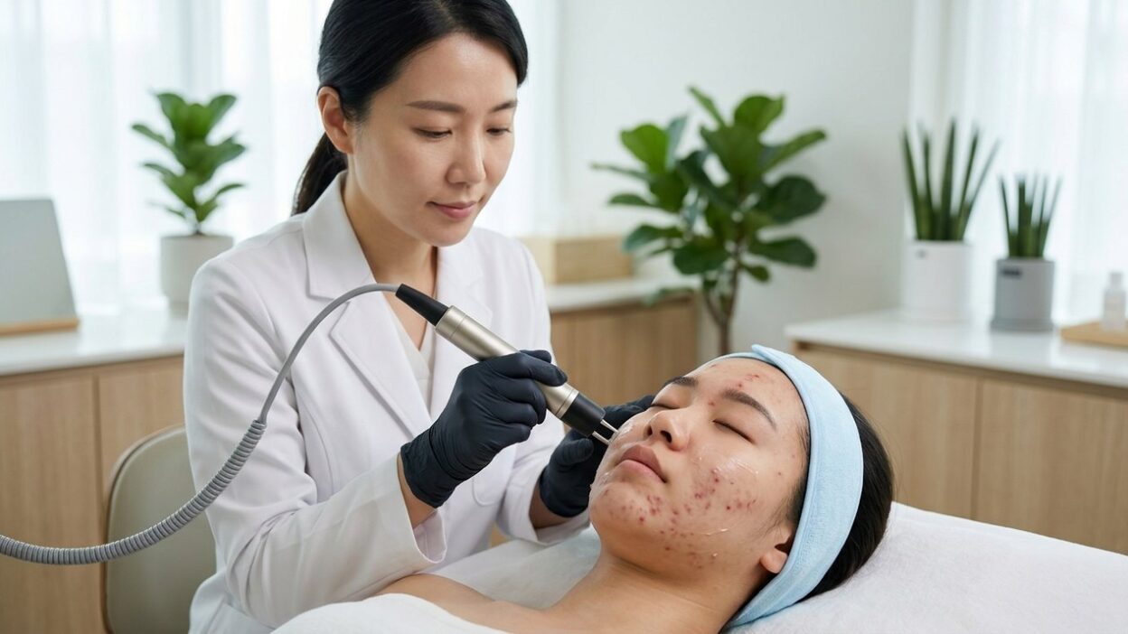 active acne treatment korea clinic — In-Clinic Treatments for Active Inflammatory Acne (photo)