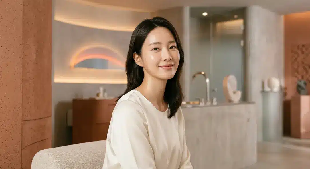 Radiant skin illuminated by warm light, representing the restorative effects of Cellec IPL treatment.