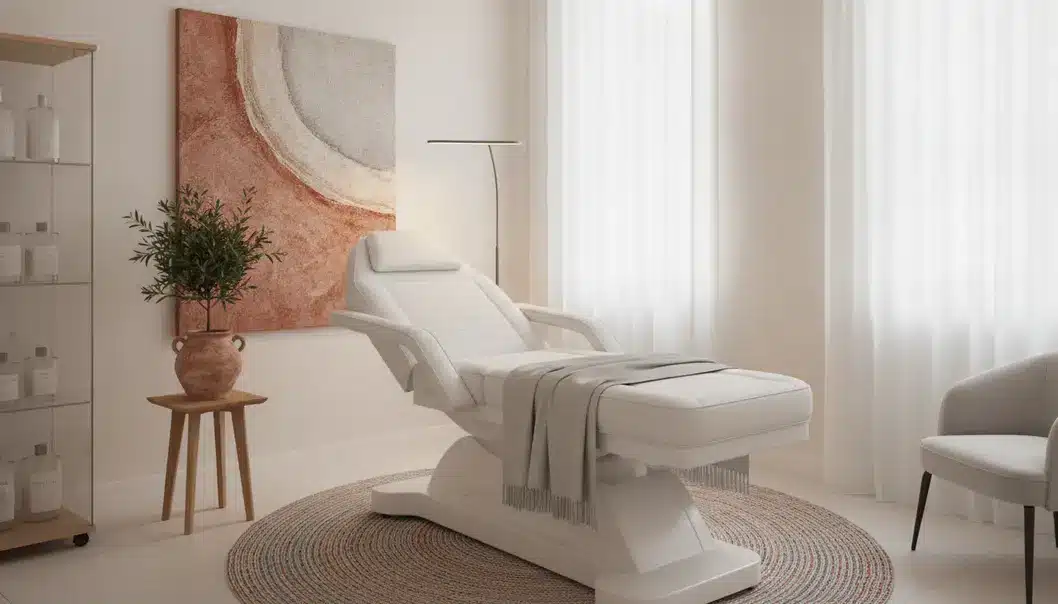 A clean and comforting clinical environment where your skin transformation begins.