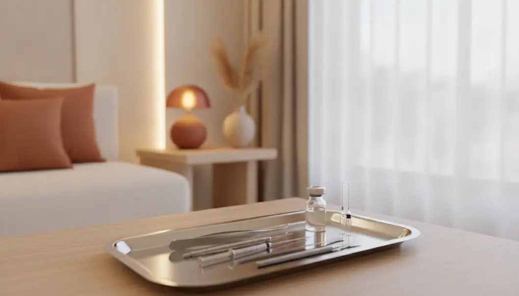 The procedure uses ultra-fine needles for minimal discomfort and precise delivery.