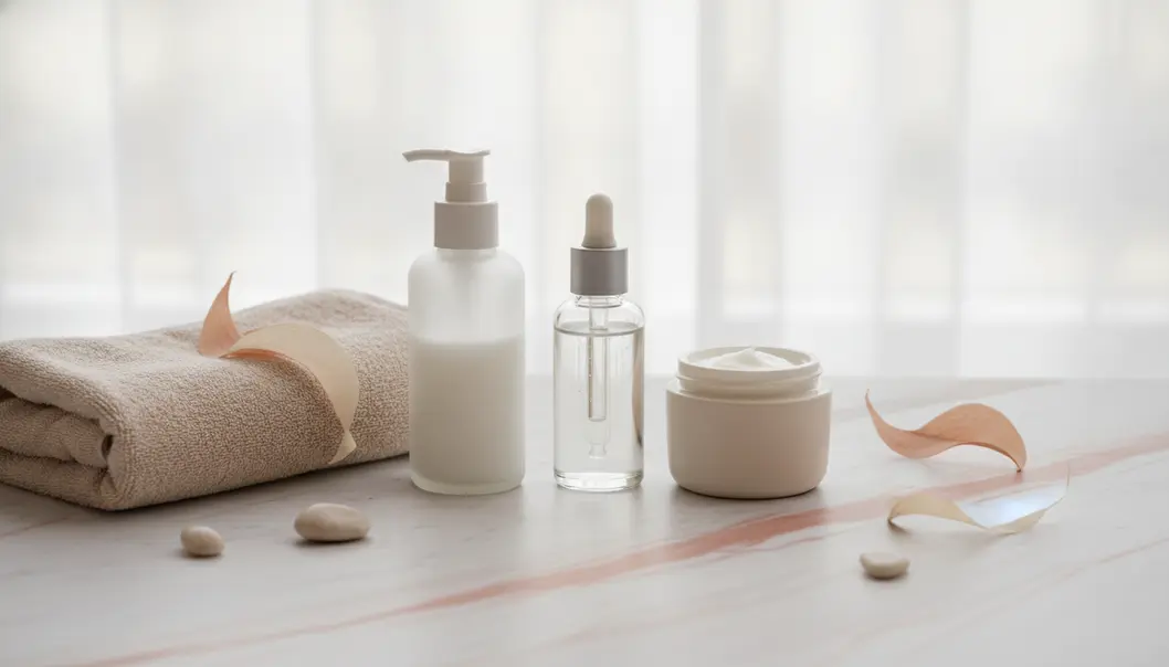A minimalist and gentle routine is key to recovering a compromised skin barrier.