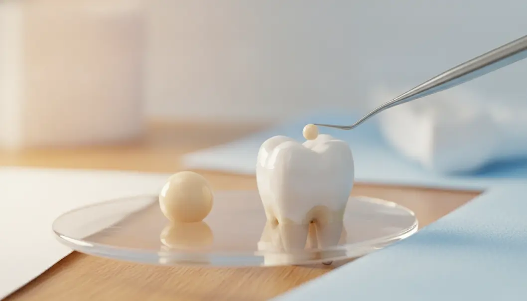 Composite resin perfectly matches the natural color of your teeth.
