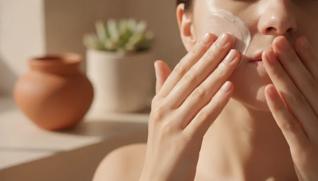 The first step of double cleansing: dissolving impurities with an oil-based cleanser.