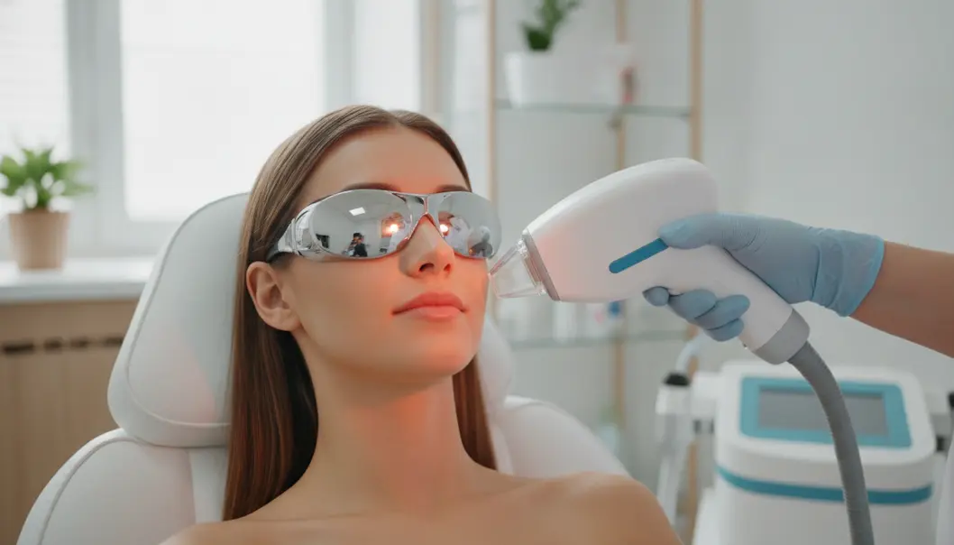 Professional laser treatments target the deeper layers of skin to stimulate collagen and reduce pore size.