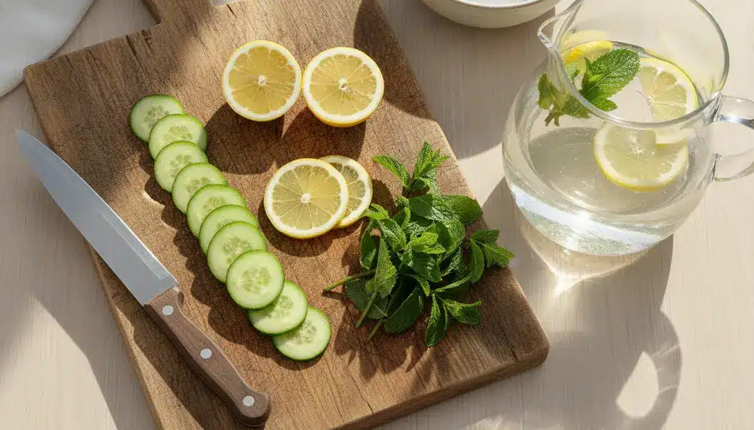 Creating your own detox water at home is incredibly simple and highly customizable.