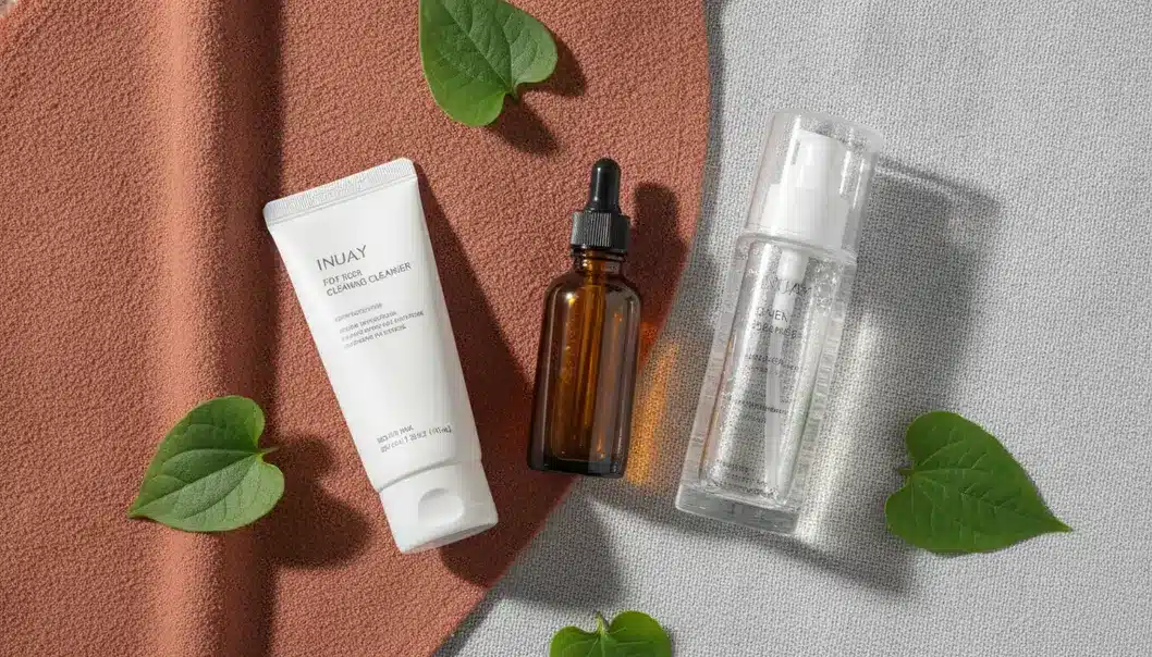 The essential trio for tackling blackheads: Oil cleanser, foaming cleanser, and BHA exfoliant.