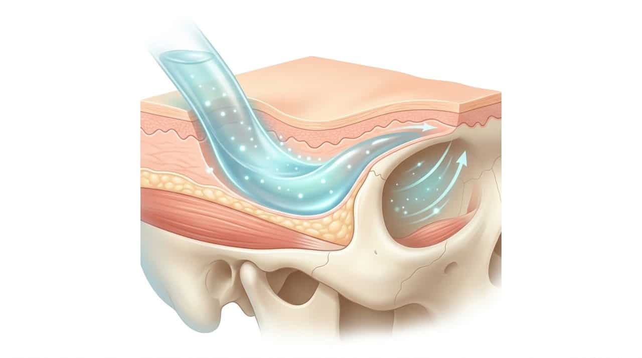 temple filler hollow korea comparative infographic of penetration depth, clinical efficacy duration and discomfort index