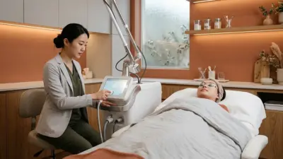 A state-of-the-art Aileen Laser device in a modern dermatology clinic.