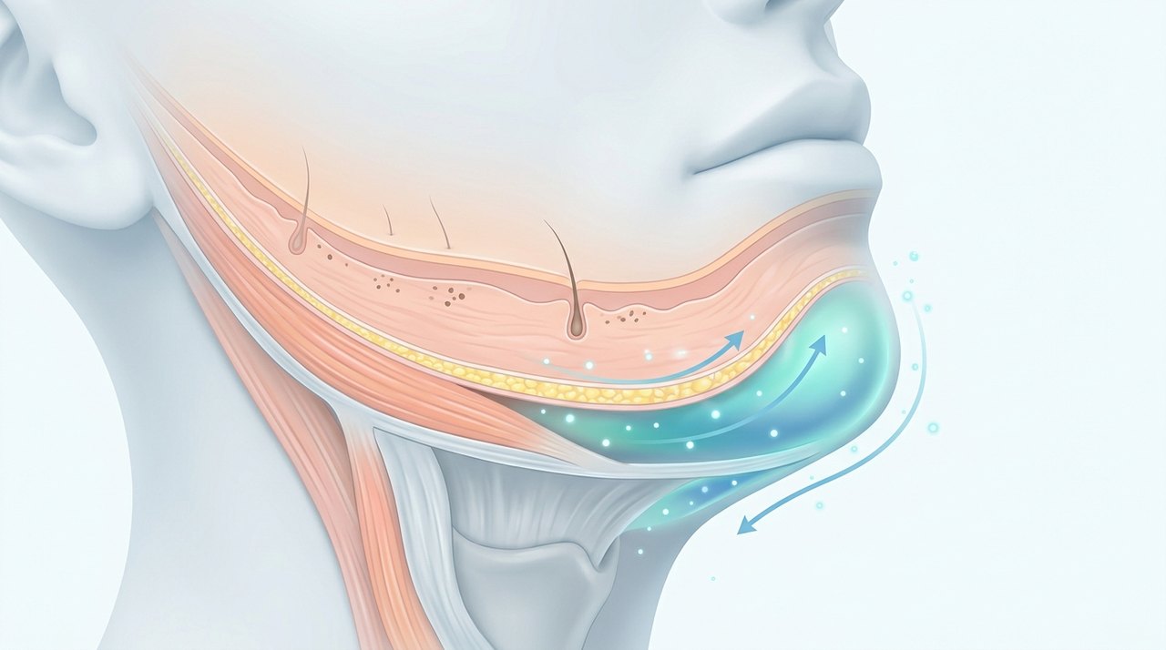chin augmentation filler cost factors comparative infographic of penetration depth, clinical efficacy duration and discomfort index