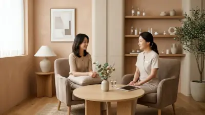 An elegant and pristine aesthetic clinic consultation room