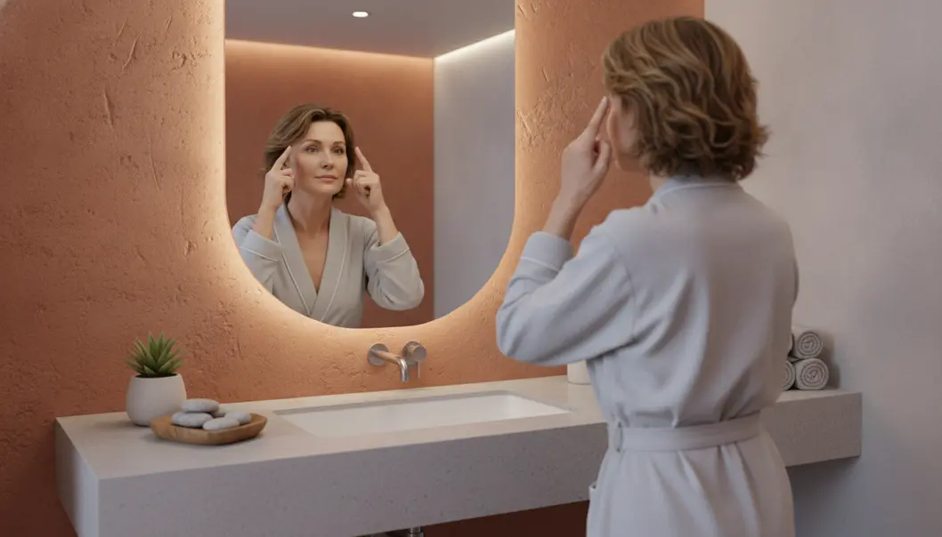 Considering a forehead lift can start with a simple look in the mirror.