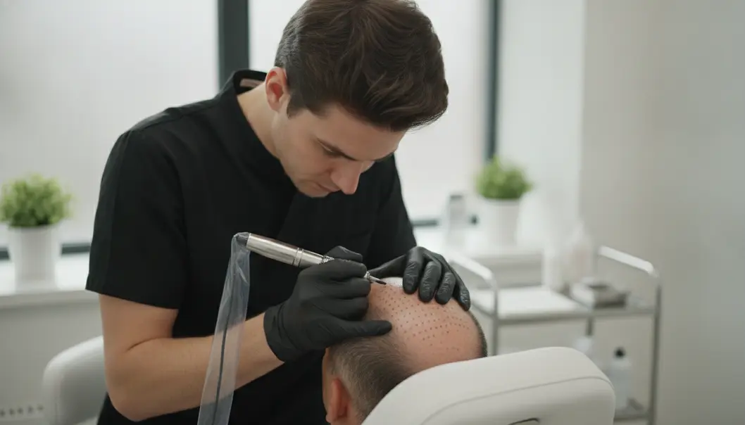 The SMP process is precise, utilizing micro-needles to deposit pigment exactly where needed.