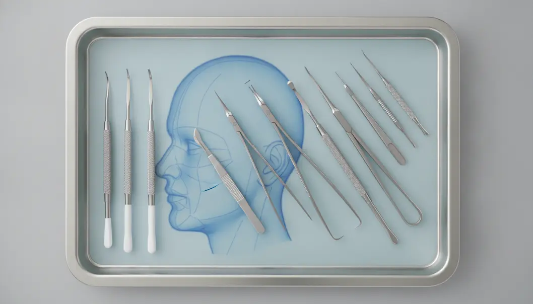 Korean surgeons utilize specialized precision tools to gently shave or remodel nasal structures.