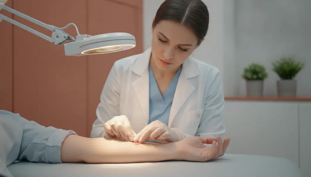 Consulting a dermatologist is the first step in diagnosing whether your scar is hypertrophic or a keloid.