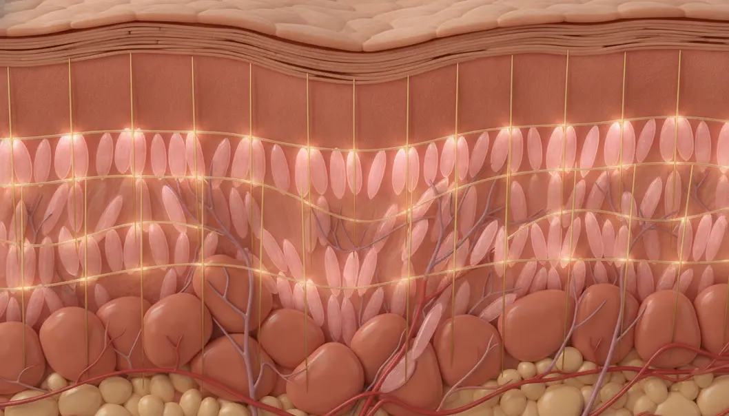 Scarlet Laser uses RF microneedling to stimulate collagen production directly in the dermis.
