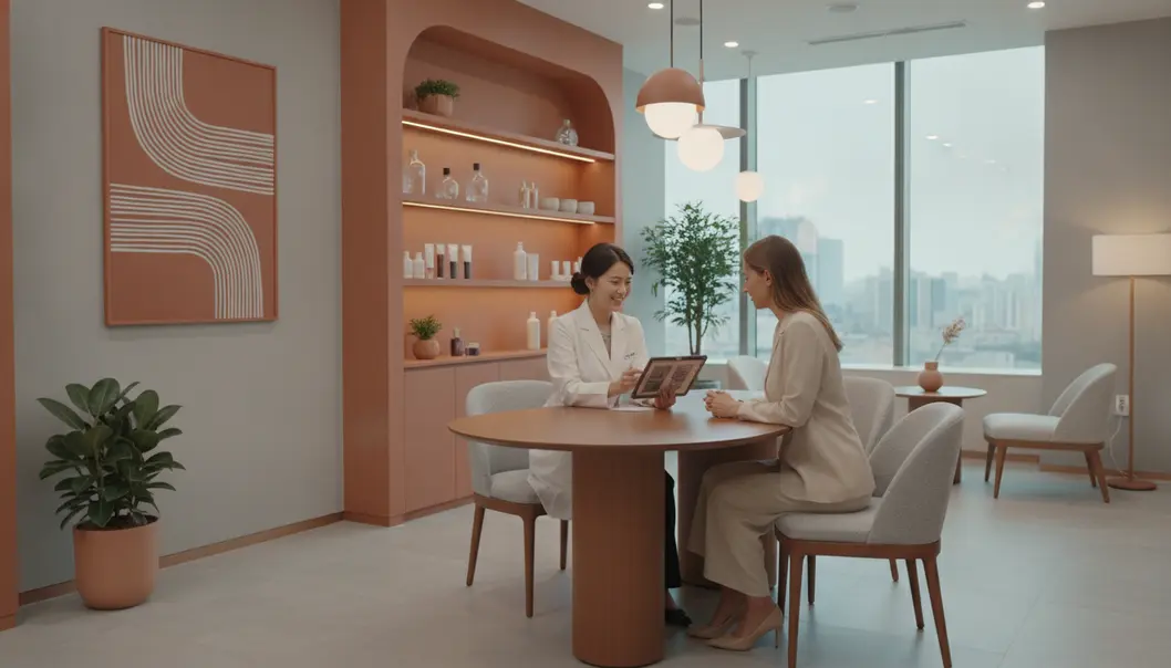 A thorough consultation is the most important step before starting any skincare journey in Seoul.