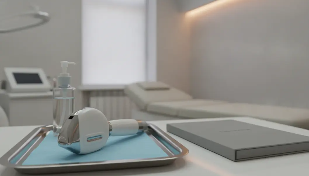 The built-in cooling system ensures patient comfort while effectively delivering the treatment.
