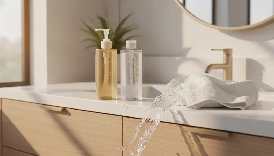 A gentle double cleansing routine is the foundation of clear skin in Korean skincare.