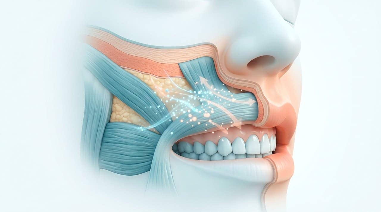 gummy smile botox effect duration comparative infographic of penetration depth, clinical efficacy duration and discomfort index